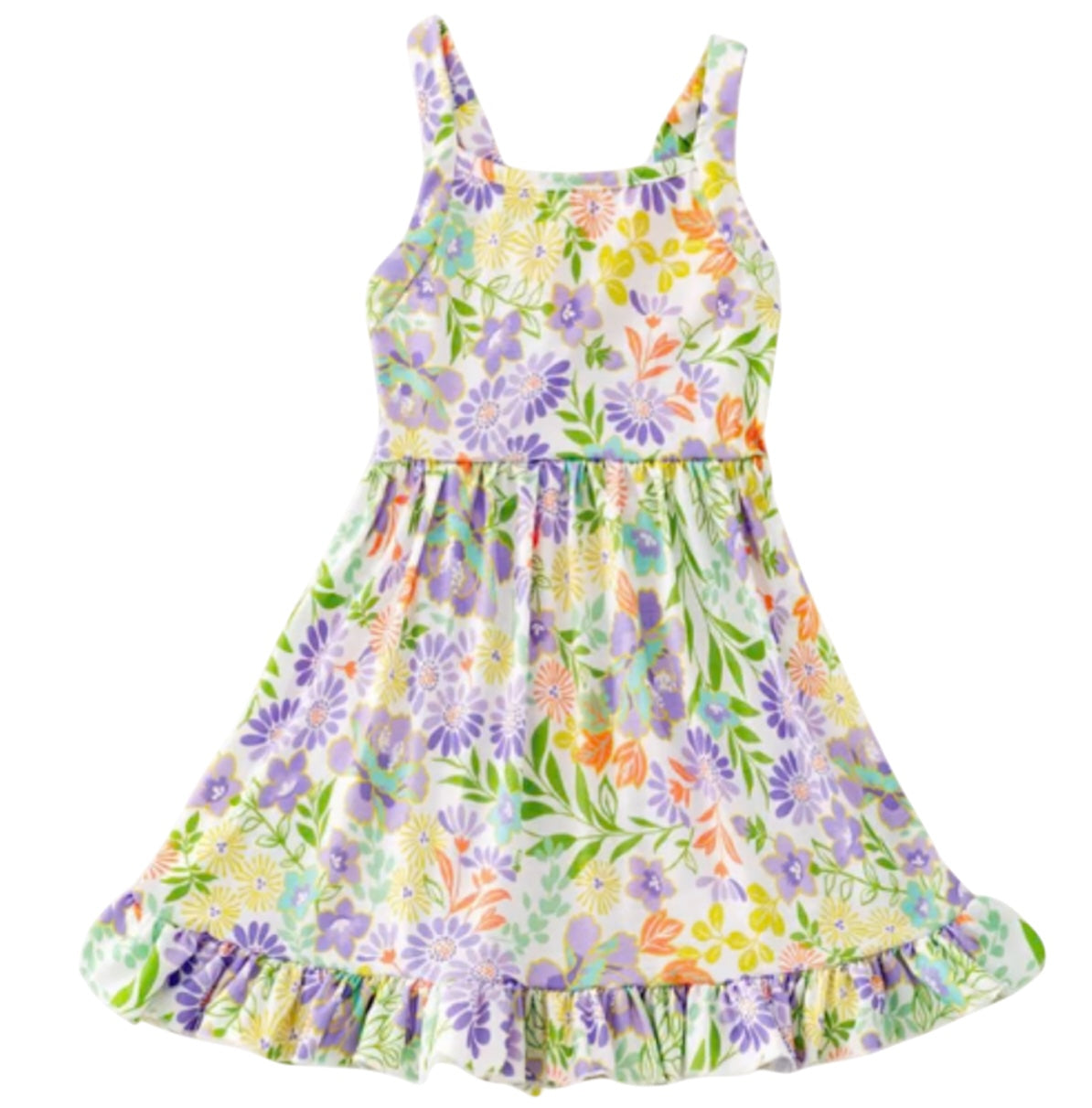 Purple Flowery Dress